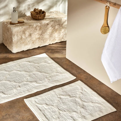 Karaca Home Katy 2-Piece Bath Mat Set