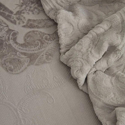Karaca Home Valeria Grey Queen 8-Piece Bridal Bedding Set, 200.22.04.0331