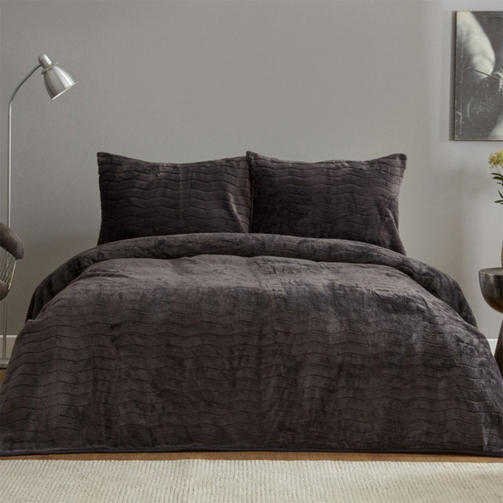 Karaca Home Hera Sof Double Bedspread - Grey, 200.22.05.0106