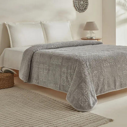 Karaca Home Blair Double Embossed Blanket 200x200 cm