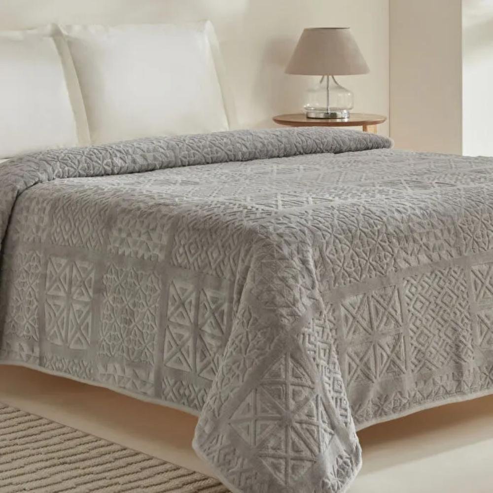 Karaca Home Blair Double Embossed Blanket 200x200 cm