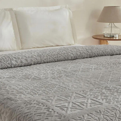 Karaca Home Blair Double Embossed Blanket 200x200 cm