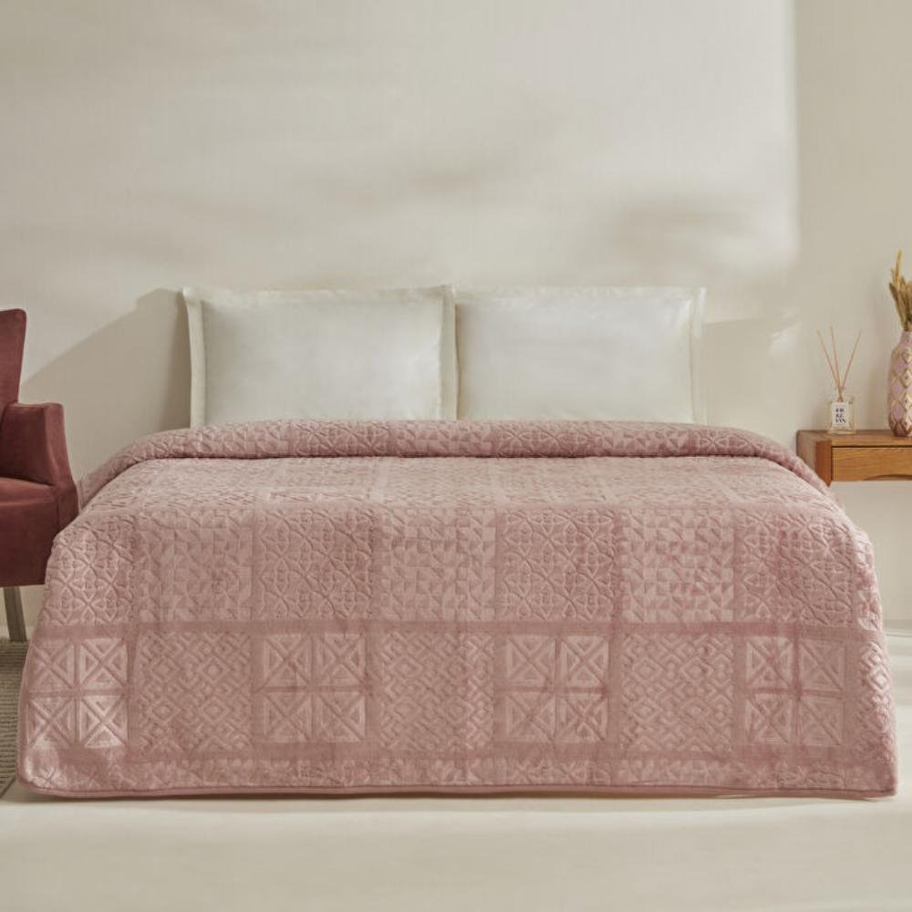 Karaca Home Blair Double Embossed Blanket 200x200 cm