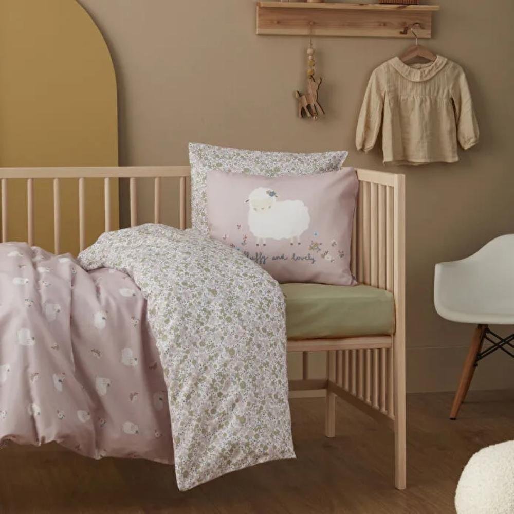 Karaca Home Lovely Sheep 100% Cotton Baby Bedding Set 100 x 150 cm, 200.22.06.0003