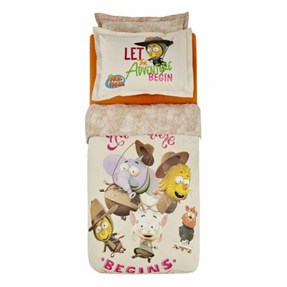 Karaca Home "Let the Adventure Begins'' 100% Cotton Single Duvet Cover Set 160x220 cm, 200.22.11.0259