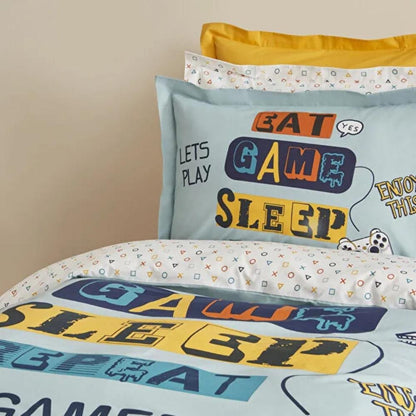 Karaca Home Young Enjoy Play 100% Cotton Single Duvet Cover Set, 200.22.12.0075