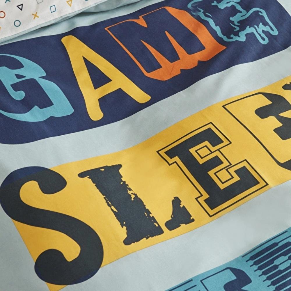 Karaca Home Young Enjoy Play 100% Cotton Single Duvet Cover Set, 200.22.12.0075