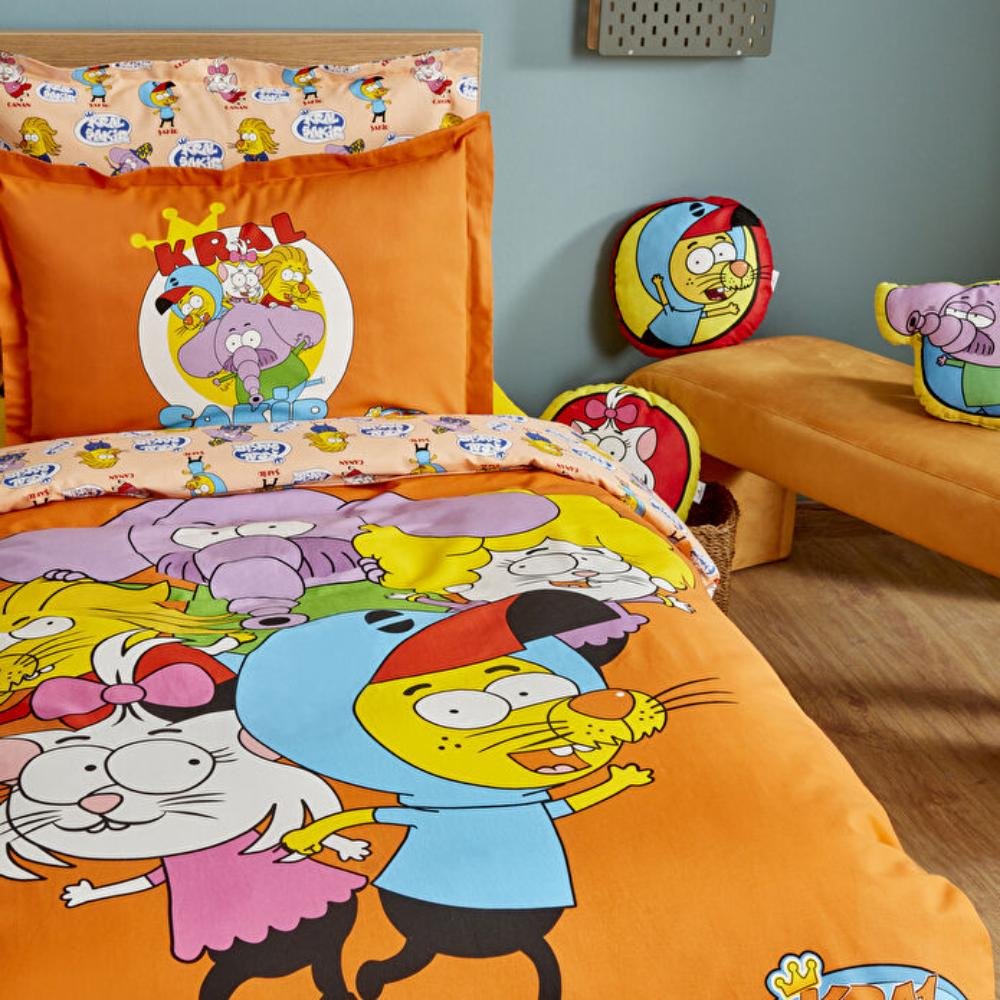 Karaca Home Super Team 100% Cotton Single Duvet Cover Set, 200.22.14.0390