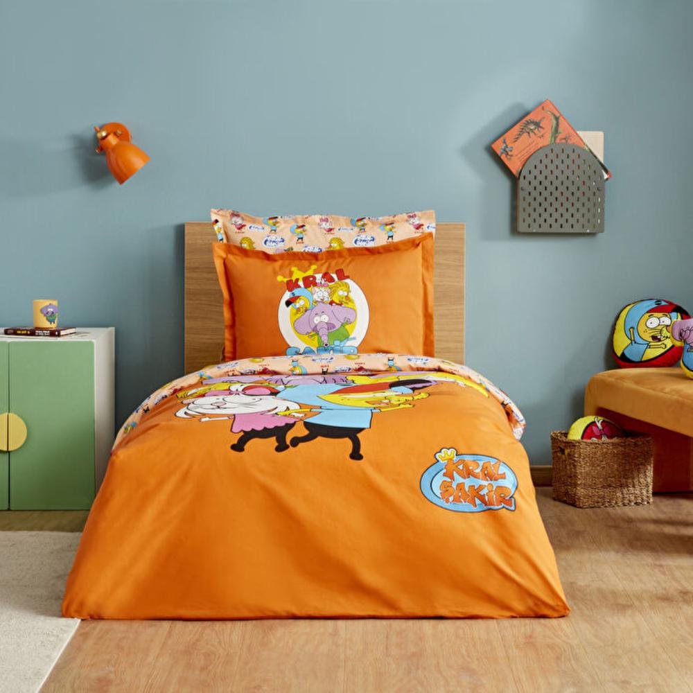 Karaca Home Super Team 100% Cotton Single Duvet Cover Set, 200.22.14.0390