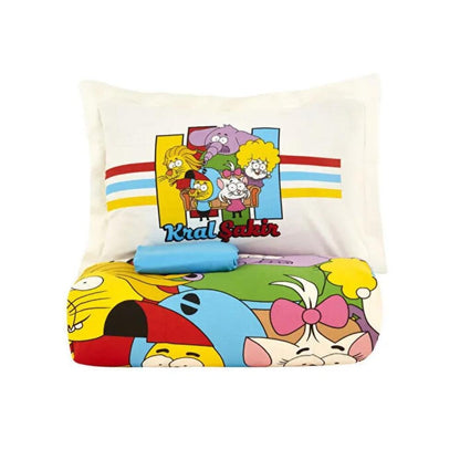Karaca Home "Close Friends" 100% Cotton Single Duvet Cover Set 160x220 cm, 200.22.14.0391