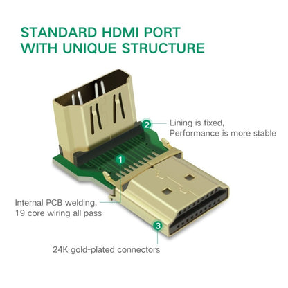 Ugreen, Hdmi Male To Female 90 Degree Ugreen Hd112 - 20109