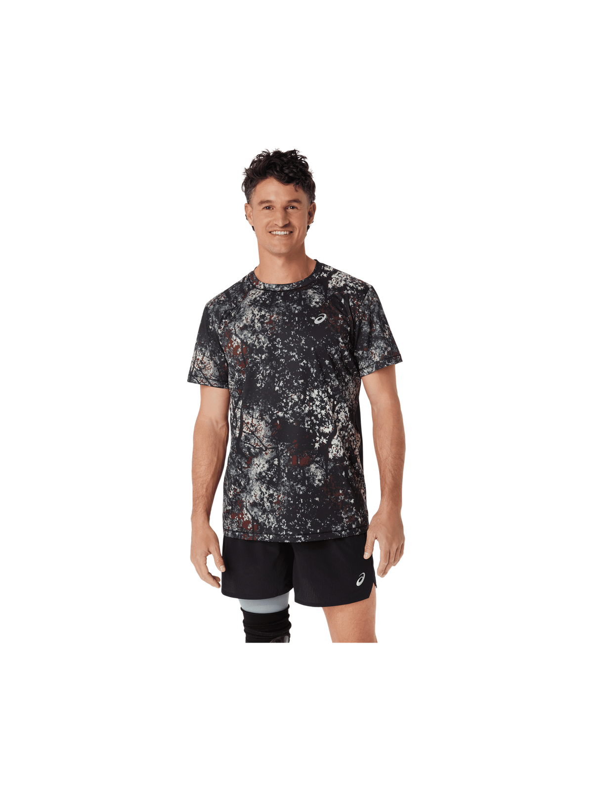 ASICS ALL OVER PRINT SS TOP