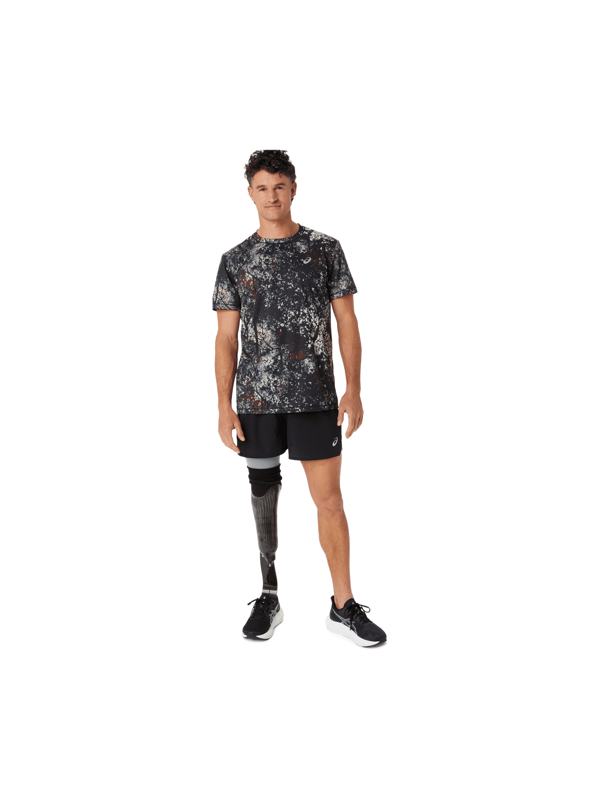 ASICS ALL OVER PRINT SS TOP