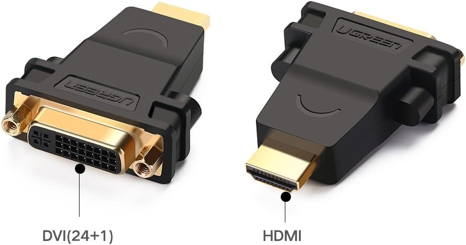Ugreen, Hdmi Male To Dvi (24+5) Female Adapter, Full Hd Resolution Ugreen 20123