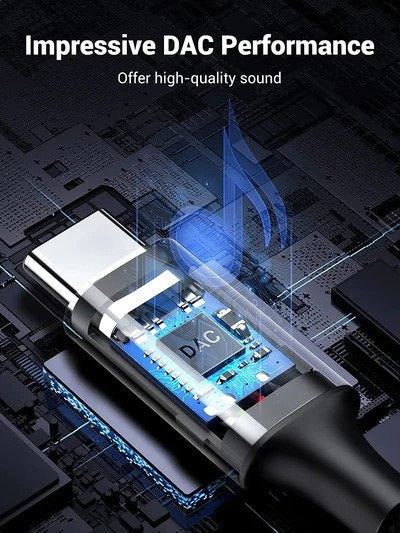Ugreen, Usb-C Male To 3.5Mm Audio Cable, 1M, Hi-Fi Sound Quality, Flexible & Durable Ugreen Cm450 - 20192
