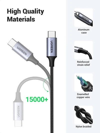 Ugreen, Usb-C Male To 3.5Mm Audio Cable, 1M, Hi-Fi Sound Quality, Flexible & Durable Ugreen Cm450 - 20192