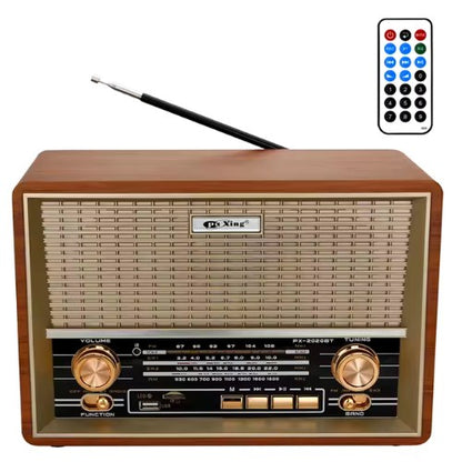 Wooden Radio With Remote Control, Bluetooth Speaker 2020Bt