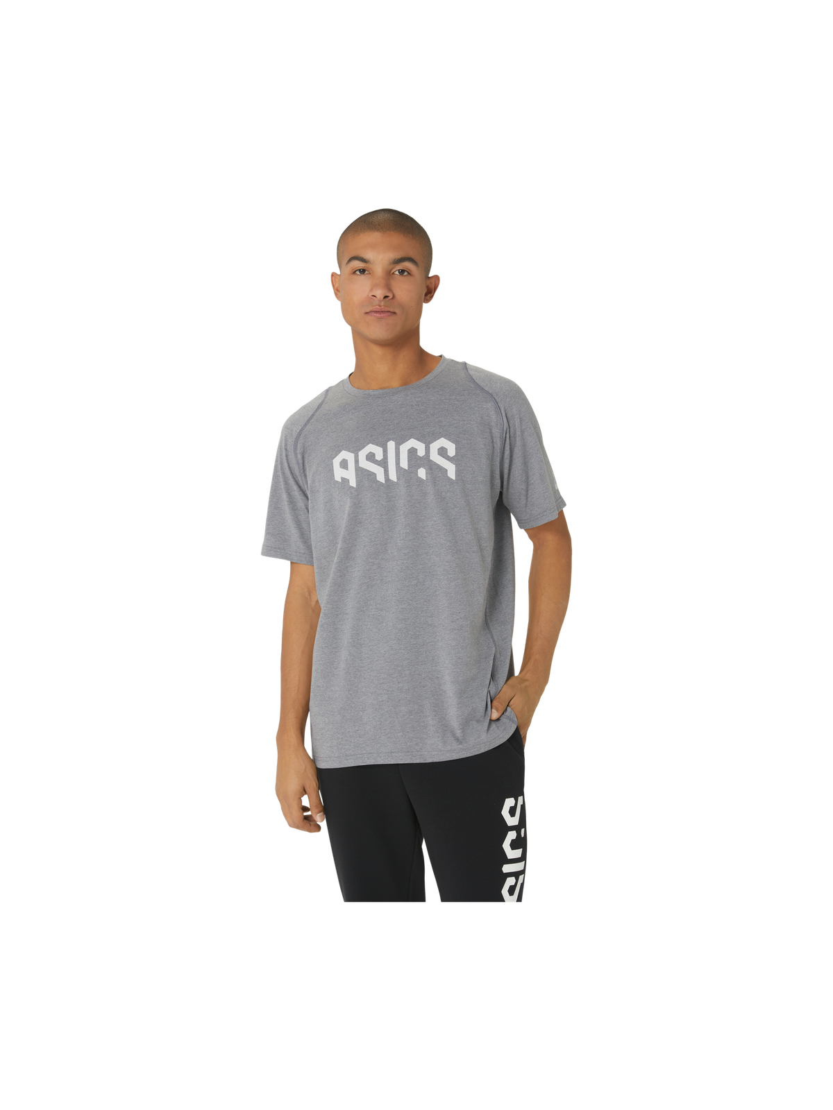 ASICS HEX GRAPHIC COTTON BLEND SS TEE