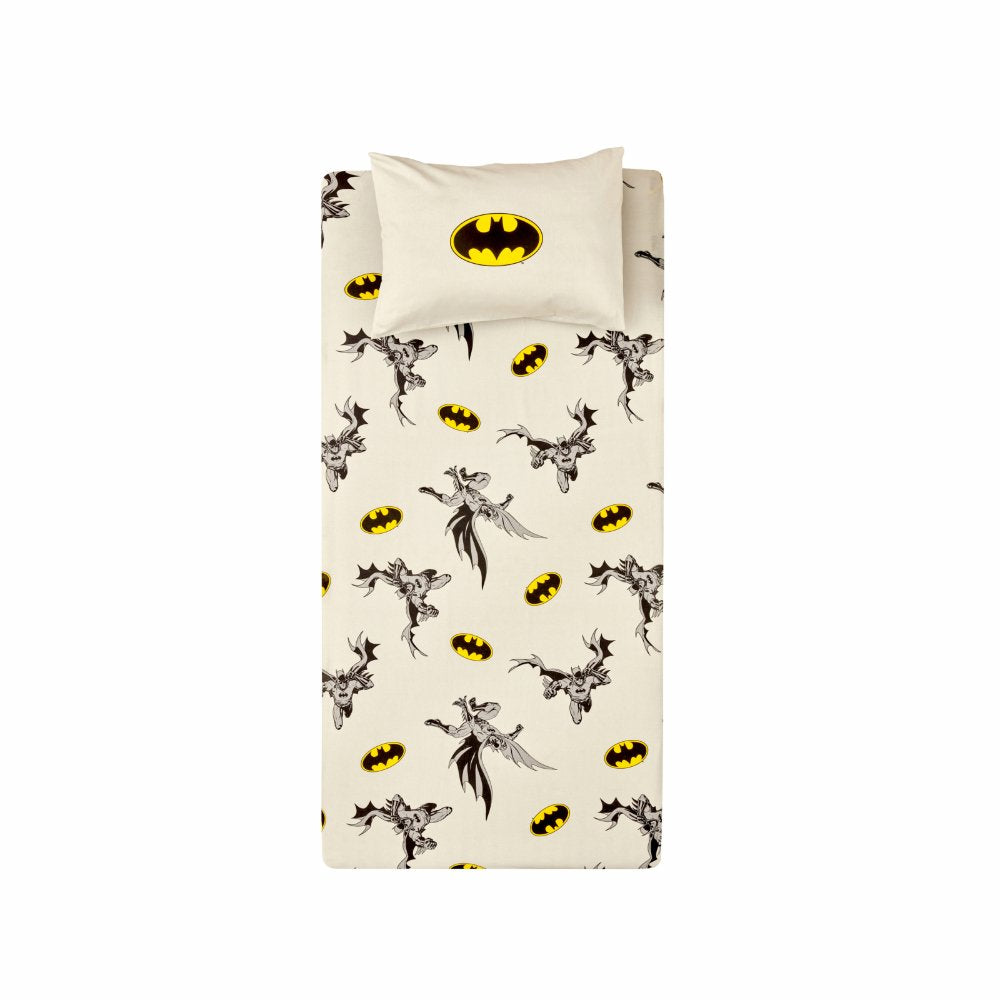 Karaca [Batman] Home Bat Wings Single Bed Sheet Set, 203.06.01.0011