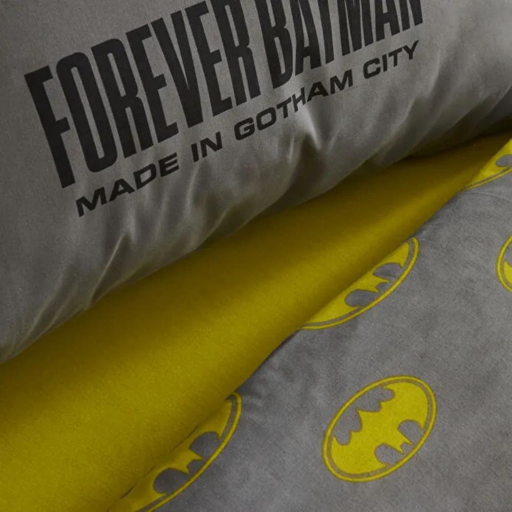 Karaca Home Batman Dark Knight 100% Cotton Single Duvet Cover Set 160x220 cm, 203.06.01.0012