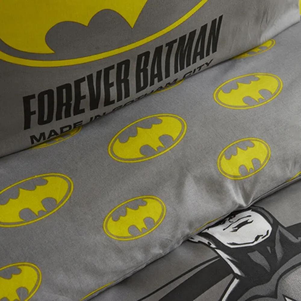Karaca Home Batman Dark Knight 100% Cotton Single Duvet Cover Set 160x220 cm, 203.06.01.0012