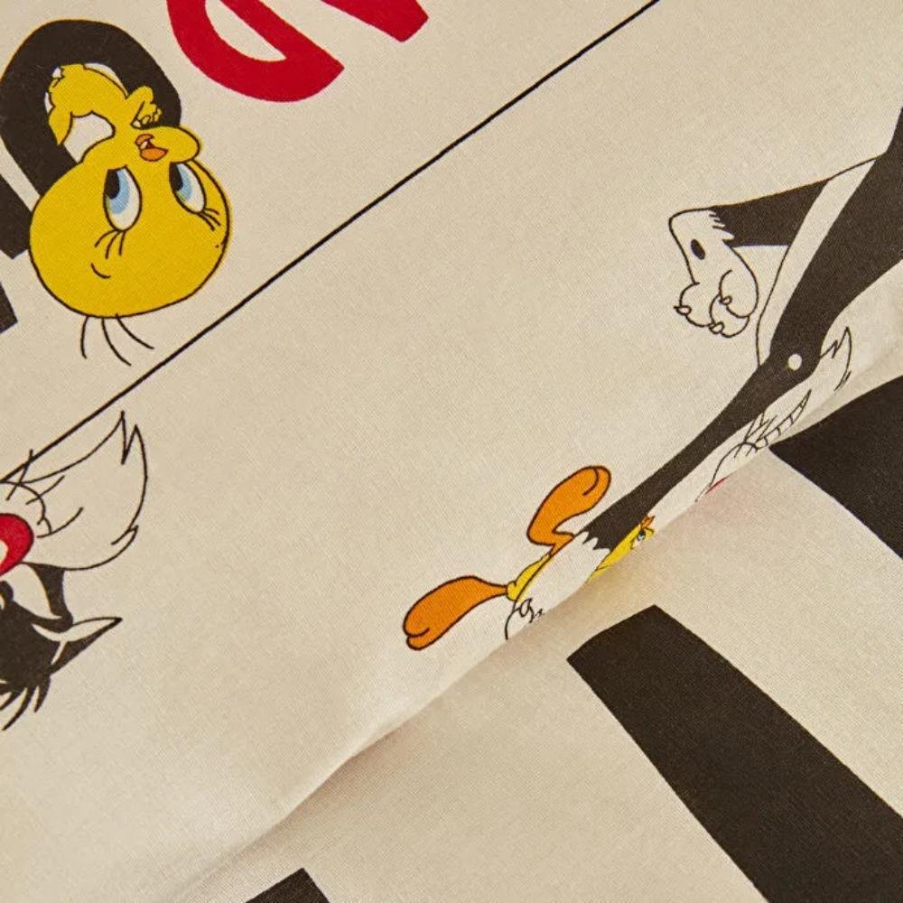 Karaca Home Looney Tunes Best Friends 100% Cotton Single Duvet Cover Set 160x220 cm , 203.12.01.0006