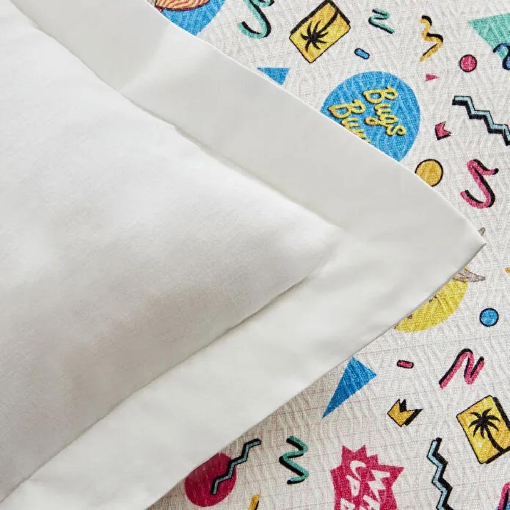 Karaca Home Looney Tunes Summer Vibes Single Duvet Cover Set 160x220 cm, 203.12.01.0008