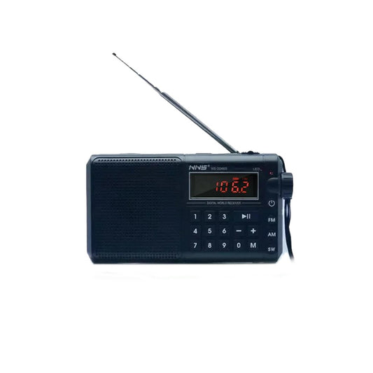 Hay-Power, Portable Solaire Flashlight Digital Display Numerique Am/Fm/Sw 3 Band Solar Radio With Usb/Tf Music Player Ns2046S