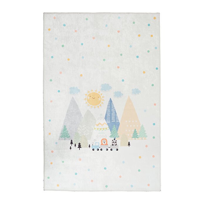 Karaca Cashmere Sunny Decorative Art Carpet for Children & Young Rooms 80-150 cm, 210.03.03.3189