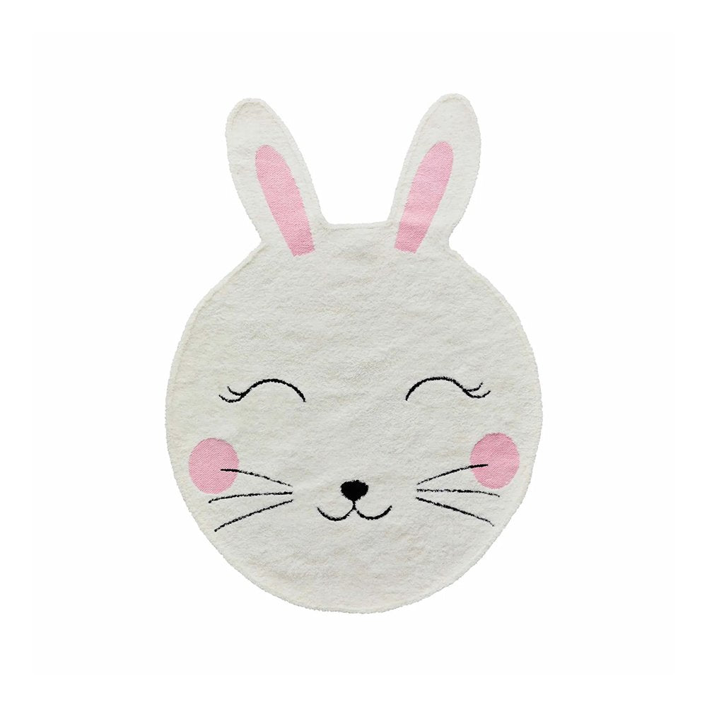 Karaca Cashmere Carpet Nature Lover Recyclable Lovely Friends Rabbit 120x160cm, 210.01.01.0002