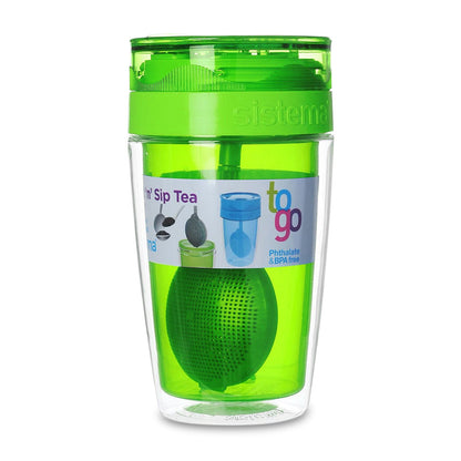 Sistema, To Ge Tea Tumbler Assroted 370ML, Availabe in Different Colors