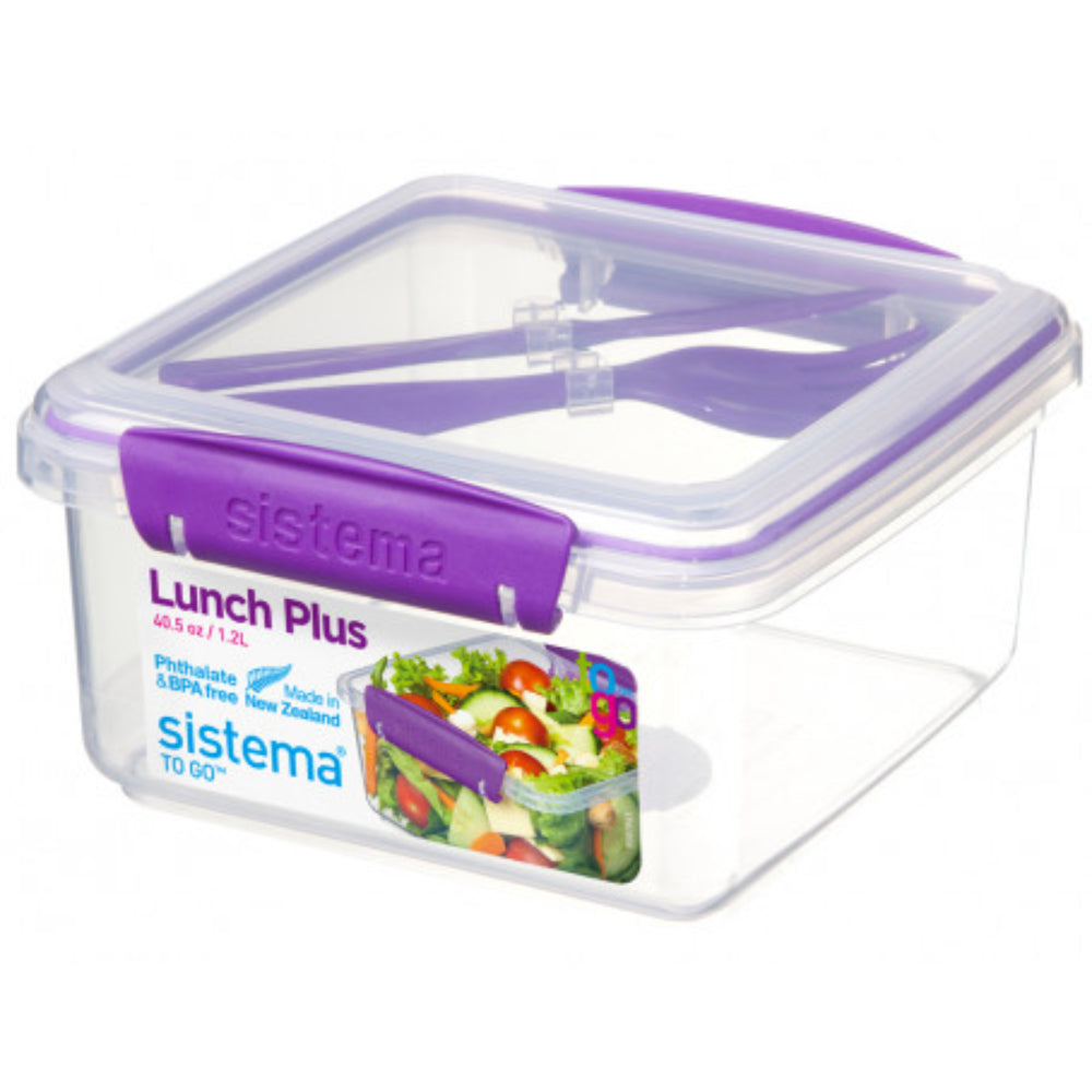 Sistema, To Go Lunch Plus  Assorted 1.20L, Avaialbe in Different Colors