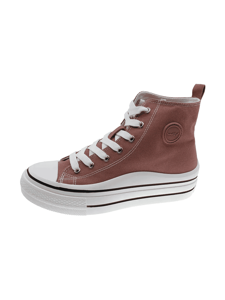 BEPPI CANVAS BOOT (DARK ROSE)