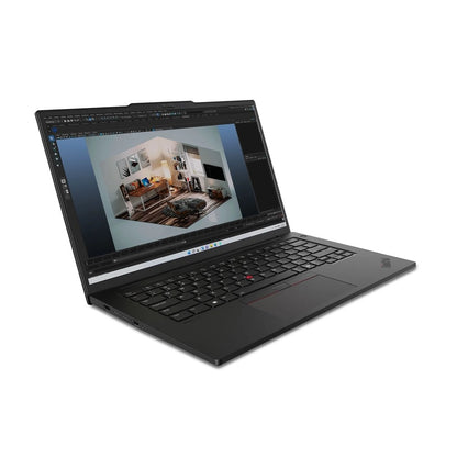 Lenovo, Thinkpad P14S, Intel Core Ultra 7 155H, 512Gb Ssd, 16Gb Ddr5, 14.5 Inch, 1920X1200, Nvidia Rtx 500 Ada 4Gb, W11P, Lan, Black, 3 Years Warranty