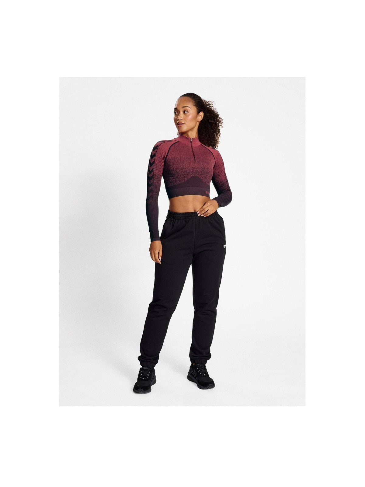 HUMMEL HMLMT FADE SEAMLESS HALF ZIP
