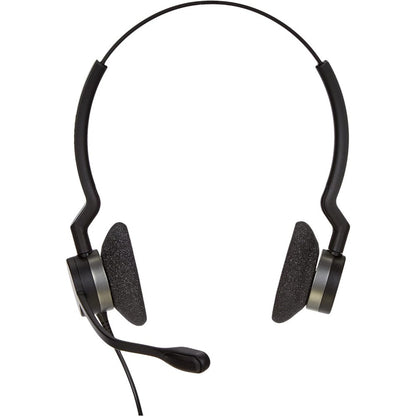Jabra, BIZ 2300 Duo QD QD (Quick Disconnect) Wired Professional Call Center Headset-Delivers HD Voice Using Noise Cancelling Microphone, Boom arm rotates 360 Degrees, light weight, All Day Comfort