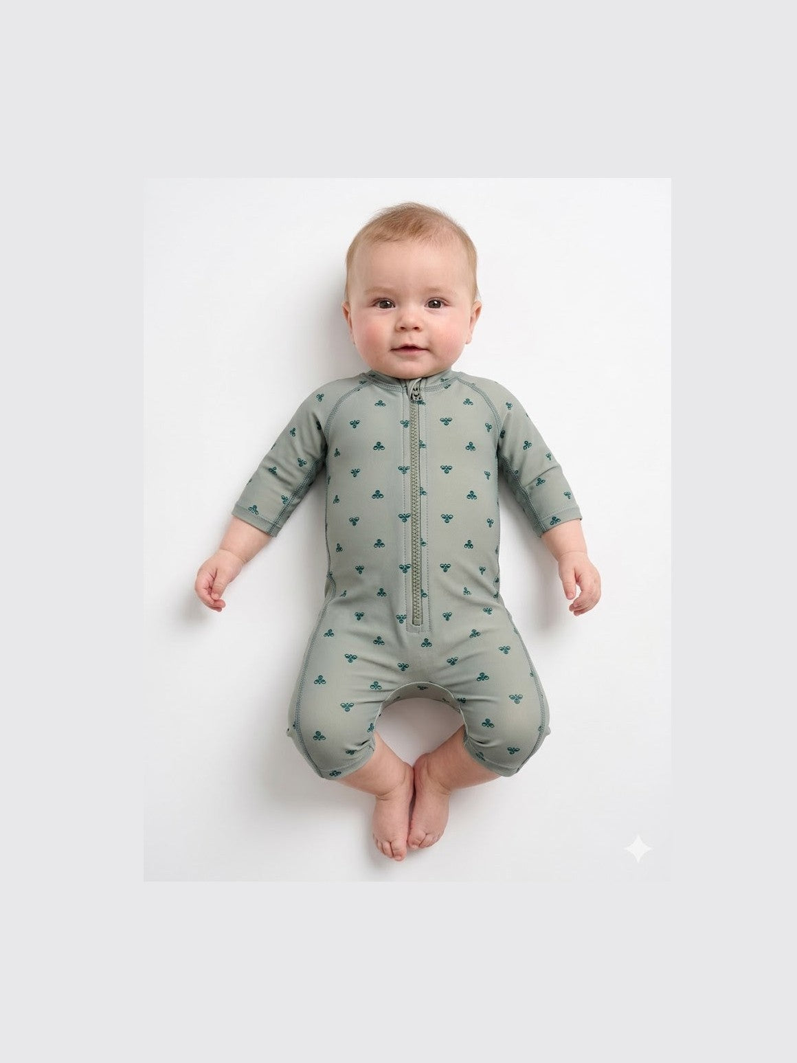 HUMMEL HMLMINI BEE AOP SWIMSUIT 3/4 SL