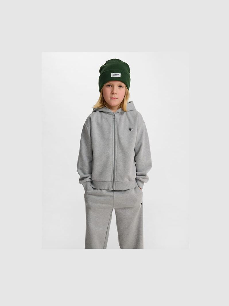 HUMMEL- hmlJR LOOSE ZIP HOODIE BEE