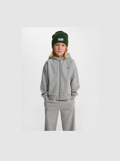 HUMMEL- hmlJR LOOSE ZIP HOODIE BEE