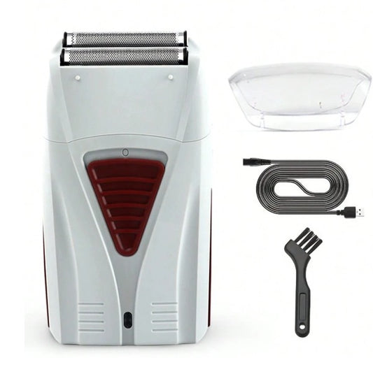 4D, Professional Rechargeable Shaver/Shaper,Ultra-Close Shave,Hair Shaver Double Blades Shaver Electric Shaver Razor For Men Close Bald Head Barber Shaver Trimmer Cordless