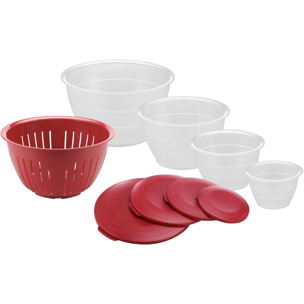 WestMark Bowl Set [Olympia] - 9Pcs, RED, 2420226R