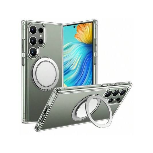 Samsung Clear Case with 360? Rotating Magnetic Stand