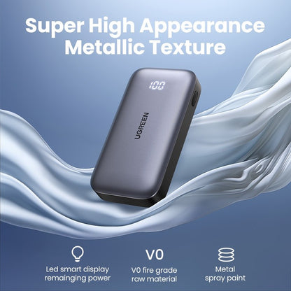 Ugreen, Airline Approved, Dual Port 10000Mah Ultra Slim Quick Charging 30W Power Bank With Digital Display Ugreen Pb502 - 25185