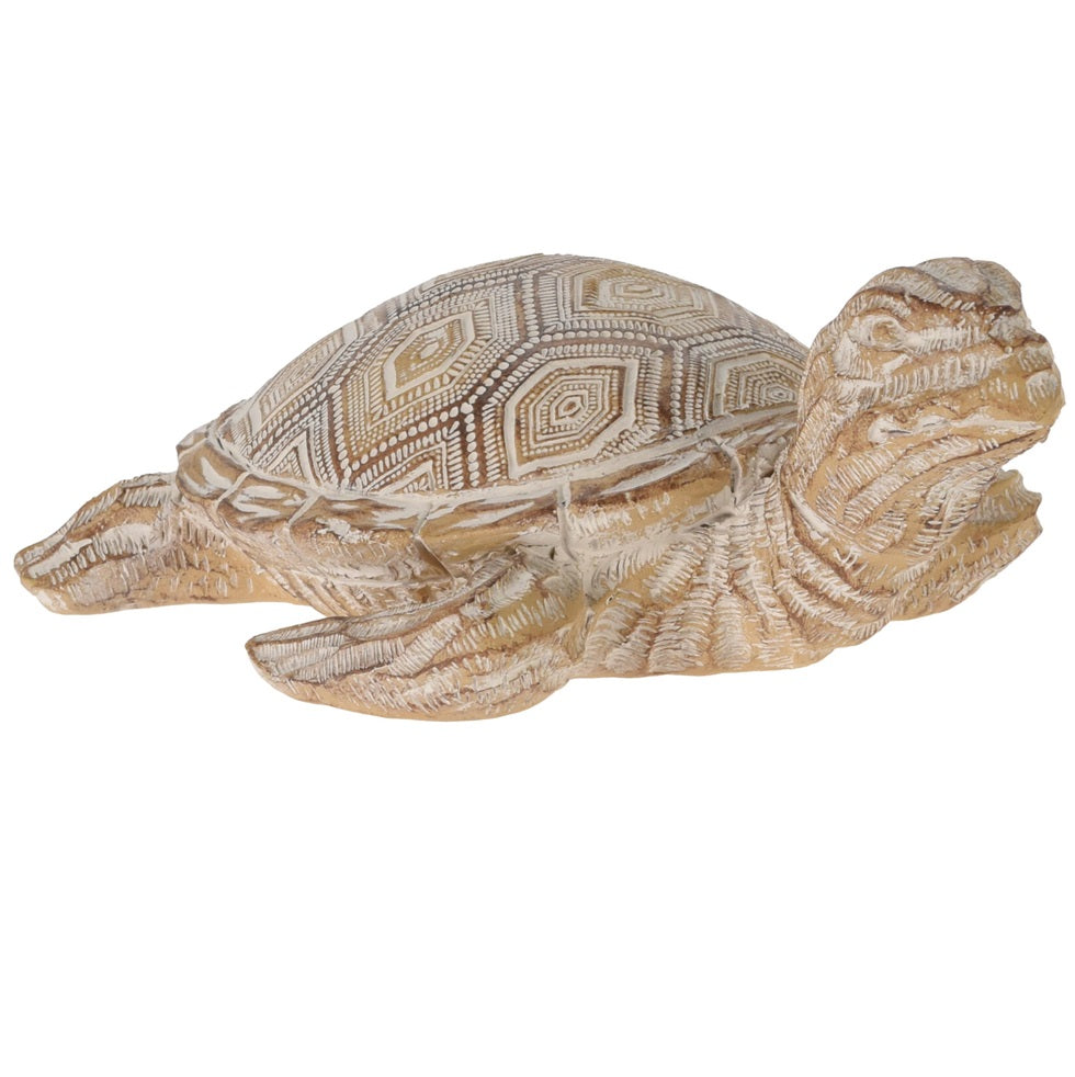 Wooden Decorative Turtle 16 cm