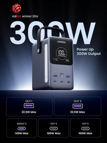 48,000Mah 300W Portable Power Bank With Smart Digital Display Ugreen Pb770 - 25286