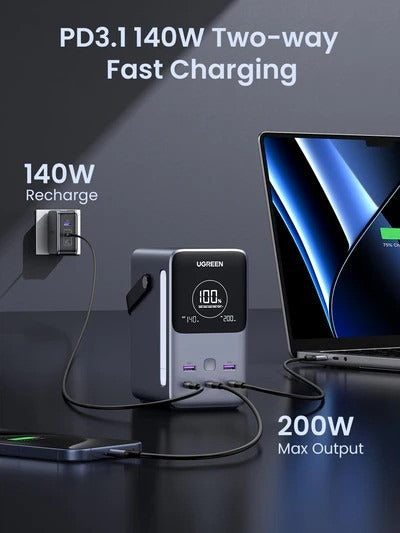 48,000Mah 300W Portable Power Bank With Smart Digital Display Ugreen Pb770 - 25286