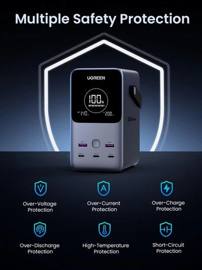 48,000Mah 300W Portable Power Bank With Smart Digital Display Ugreen Pb770 - 25286
