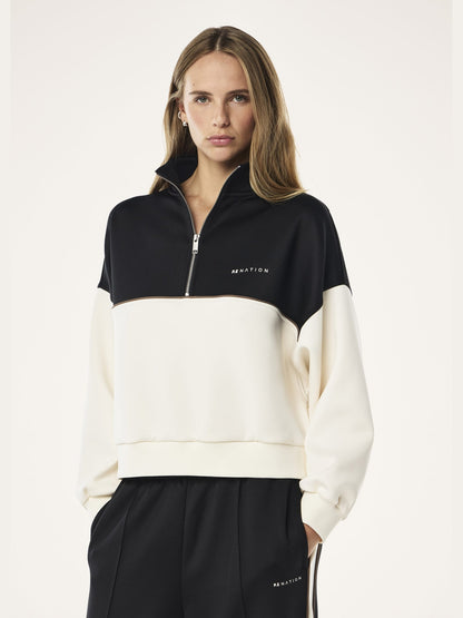 P.E NATION BOUNDLESS ZIP NECK