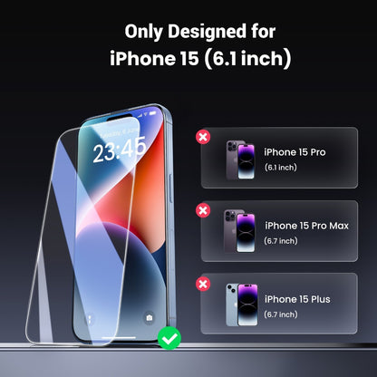 Hd Screen Tempered Protective Film For Iphone 15 Pro Max Ugreen - 25593