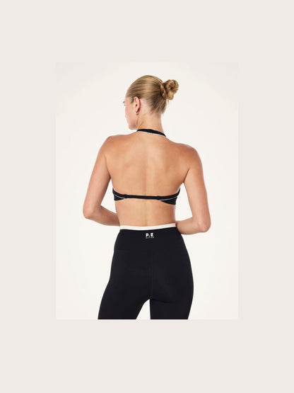 P.E NATION LAYBACK HALTER SPORTS BRA